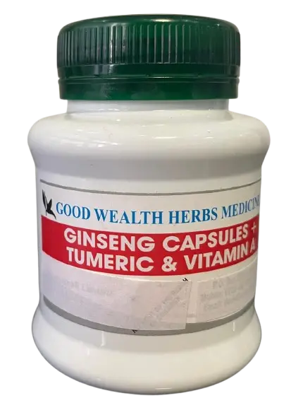 Ginseng Capsules, Tumeric
And Vitamin A